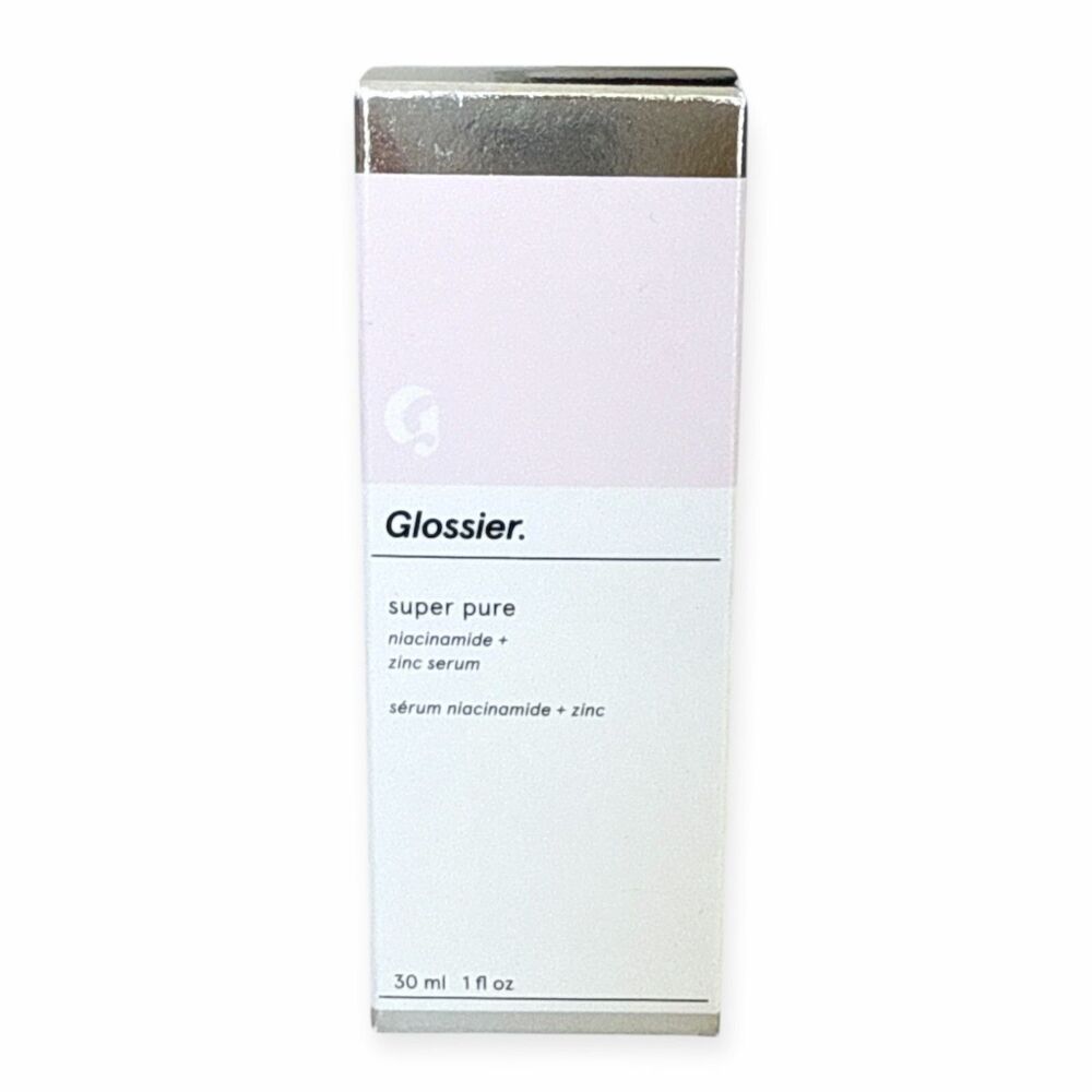 GLOSSIER Super Pure Zinc Serum 1 Oz New In Box Vegan Cruelty Free 5% Niacinamide